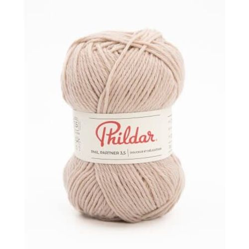 Pelote De Laine À Tricoter Partner 3,5 - Phildar Beige Rosé
