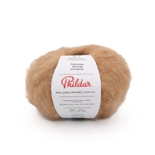 Pelote De Mohair À Tricoter Phil Lovely Mohair - Phildar Naturel Marron