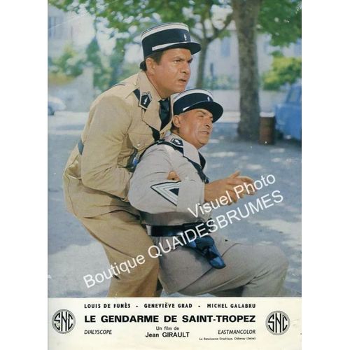 Le Gendarme De Saint-Tropez: Jeu De 10 Photos D'exploitation Cinématographique - Format 24,5x30 Cm - De Jean Girault Avec Louis De Funès, Geneviève Grad, Michel Galabru, Jean Lefebvre - 1964