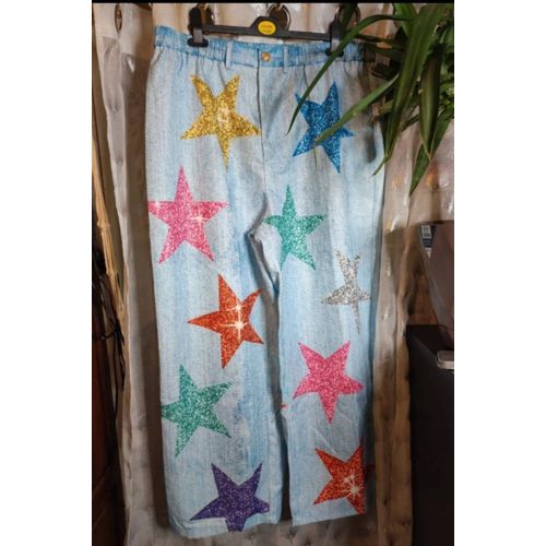 Pantalon Étoilé Taille 48