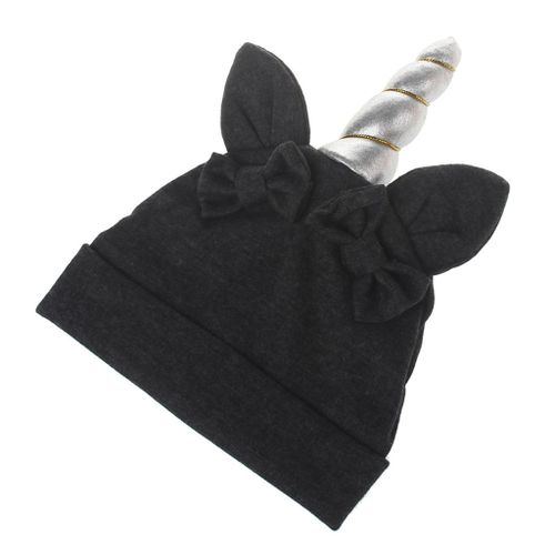Bonnet En Crochet Bebe Garcon Fille Bonnet Souple Bonnet Bebe Licorne En Coton Pour Tout Petit Gris Fonce Rakuten