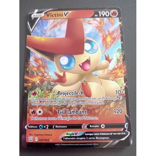 Carte Pokémon Victini V 21/163