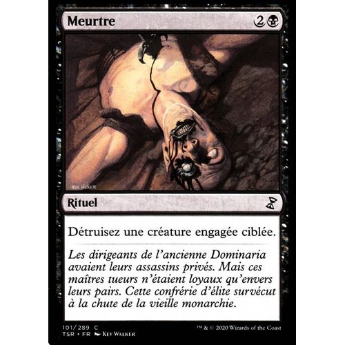 Meurtre - Mtg - Spirale Temporelle Remastered - C - 101/289