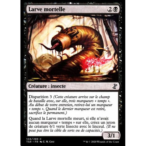 Larve Mortelle - Mtg - Spirale Temporelle Remastered - C - 108/289