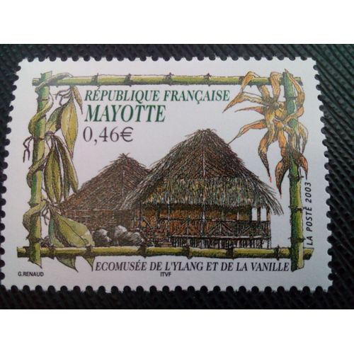 Timbre France /Mayotte Yt 140 Musée Vivant De L'ylang Et De La Vanille 2003 ( 070305 )