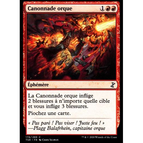 Canonnade Orque - Mtg - Spirale Temporelle Remastered - C - 178/289