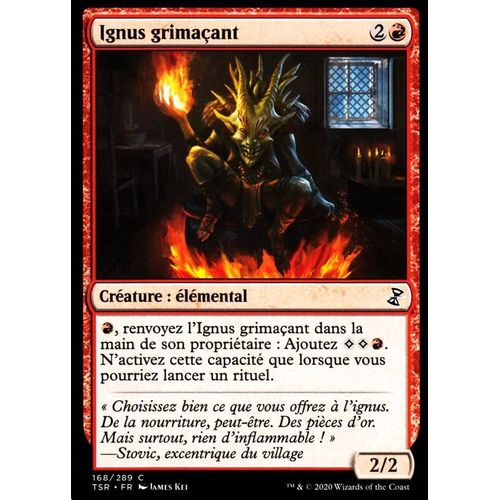 Ignus Grimaçant - Mtg - Spirale Temporelle Remastered - C - 168/289