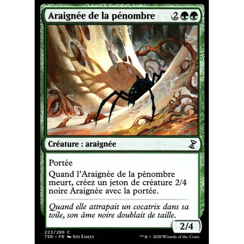 Araignée De La Pénombre - Mtg - Spirale Temporelle Remastered - C - 223/289