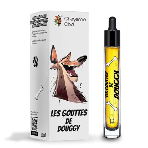 Les Gouttes De Douggy, L’Huile Cbd 5% Idéale Pour Vos Chiens Et Chats.