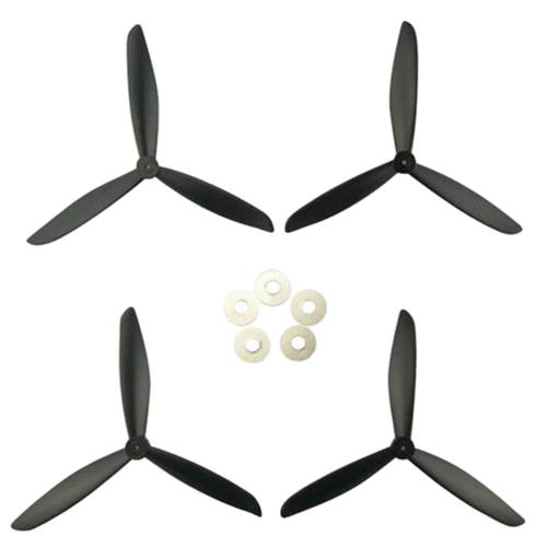 D'hélice 4 Pièces Pour Syma X8w X8g X8hc X8hw Pièces Quadculter Noir