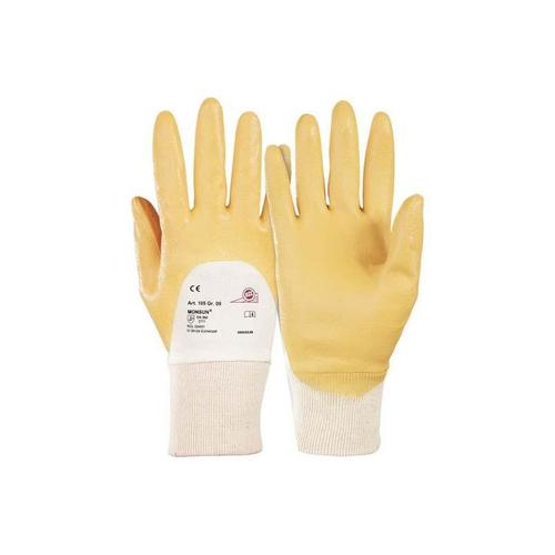 Gants de protection Monsun 105. Taille 7. curry (Par 10)