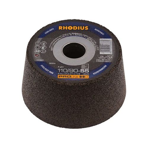 Meule abrasive NK 110/90x55x22,23mm Rhodius