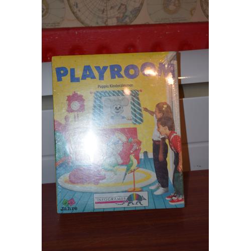 Jeu Pc Big Box Grosse Boite Playroom Version Disquette 5 Pouce 1/4 Version Allemande Neuf Sous Blister