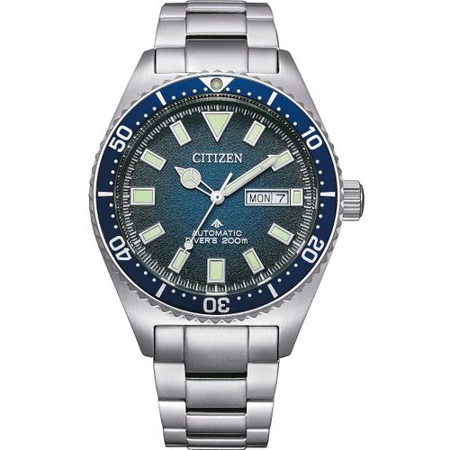 Citizen Montre Argent Analogique Hommes Promaster Marine Ny0129-58le