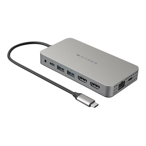 HyperDrive - Station d'accueil - USB-C - 2 x HDMI - 1GbE