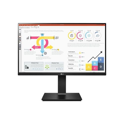 LG 24QP750P-B - Écran LED - 24" (23.8" visualisable) - 2560 x 1440 QHD @ 75 Hz - IPS - 300 cd/m² - 1000:1 - HDR10 - 5 ms - HDMI, DisplayPort, USB-C