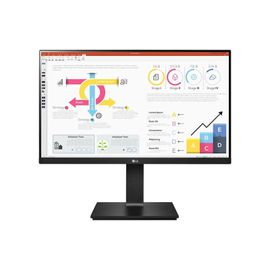 LG 24QP750P-B - Écran LED - 24" (23.8" visualisable) - 2560 x 1440 QHD @ 75 Hz - IPS - 300 cd/m² - 1000:1 - HDR10 - 5 ms - HDMI, DisplayPort, USB-C