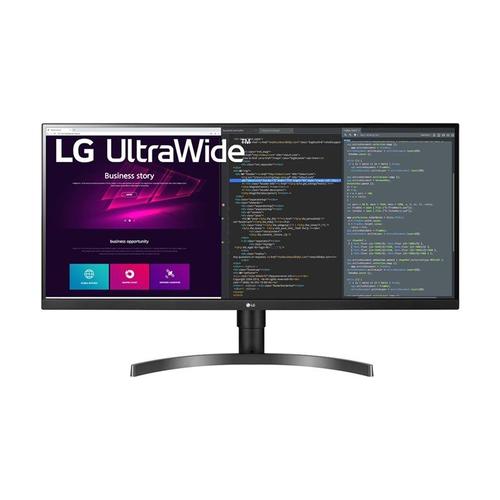 LG UltraWide 34WN750P-B - WN750P Series - écran LED - 34" - 3440 x 1440 UWQHD @ 75 Hz - IPS - 300 cd/m² - 1000:1 - HDR10 - 5 ms - 2xHDMI, DisplayPort - haut-parleurs