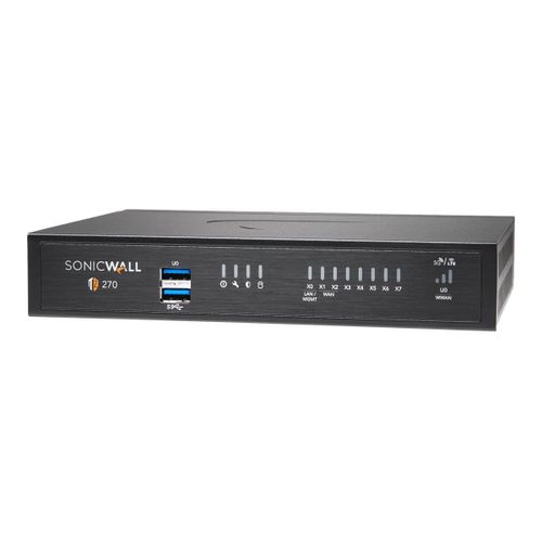 SonicWall TZ270 - High Availability - dispositif de sécurité - 1GbE - bureau