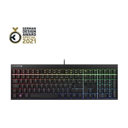 CHERRY MX 2.0S - Clavier - backlit - USB - AZERTY - Français - commutateur : CHERRY MX Brown - noir
