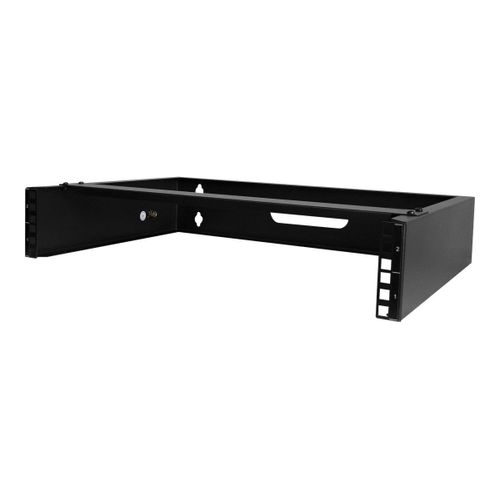 StarTech.com Baie de Brassage Murale 2U - Rack 19" - Profondeur 36cm - Support de montage pour périphérique réseau - montable sur mur - noir - 2U - 19