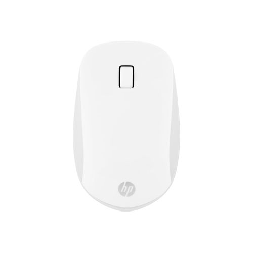 HP 410 Slim - Souris - droitiers et gauchers - 3 boutons - sans fil - Bluetooth 5.0 - blanc, finition matte - pour Laptop 15s; Pavilion 32