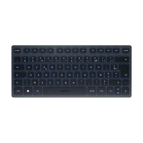 CHERRY KW 7100 MINI BT - Clavier - sans fil - Bluetooth 5.1 - AZERTY - Français - commutateur : CHERRY SX