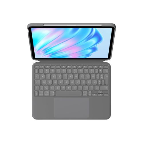 Logitech Combo Touch - Clavier et étui - avec trackpad - rétroéclairé - Apple Smart connector - AZERTY - Français - gris oxford - pour Apple 11-inch iPad Air (M2) | Rakuten Logitech Combo Touch - Clavier et étui - avec trackpad - rétroéclairé - Apple Smart connector - AZERTY - Français - gris oxford - pour Apple 11-inch iPad Air (M2) | Rakuten