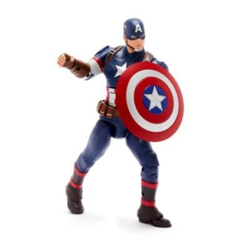 Disney Store Figurine Captain America Articulée Et Parlante