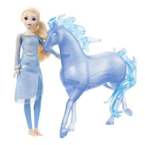 Mattel Ensemble Poupée Mode Et Figurine Elsa Et Nokk, La Reine Des Neiges 2