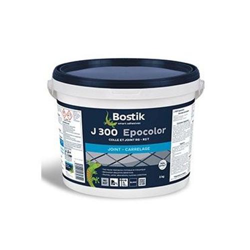 Mortier de collage J-300 Epocolor BOSTIK Gris argent - Seau de 5 Kg - 30604223