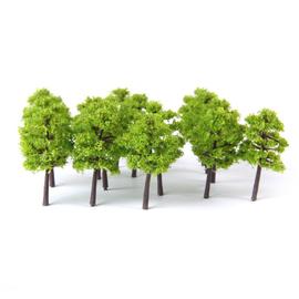 100 Miniature Paysage Modèle Arbres Pour Jardin présentation 40x Plastique À faire soi-même 1 