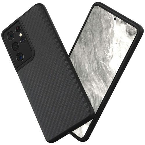 Coque Rhinoshield Solidsuit Carbone Noir Galaxy S21-Ultra