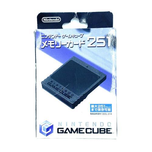 Carte Mémoire Gamecube Officielle 251 Bloks Dans Sa Boite Ntsc-J Import Japon