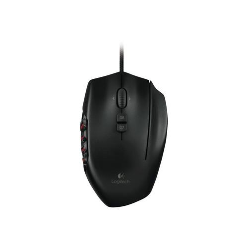 Logitech Gaming Mouse G600 MMO - Souris laser 20 boutons filaire - USB - noir