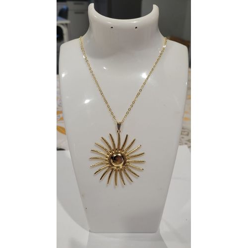 Collier Grand Soleil Coloris Dore