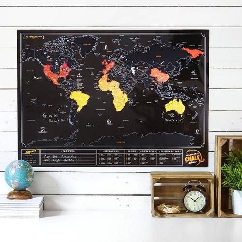 Carte du Monde à gratter Bucketlist