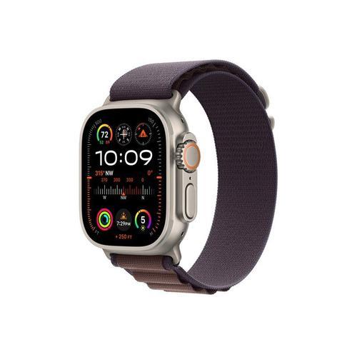 Apple Watch Ultra 2 Gps + Cellular - Boîtier Titane 49 Mm - Boucle Alpine Indigo - Bracelet M