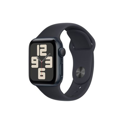 Apple Watch Se (Gps) - 2e Génération - 40 Mm - Aluminium Minuit - Montre Connectée Avec Bracelet Sport - Fluoroélastomère - Minuit - Taille Du Bracelet : M/L - 32 Go - Wi-Fi, Bluetooth - 26.4 G