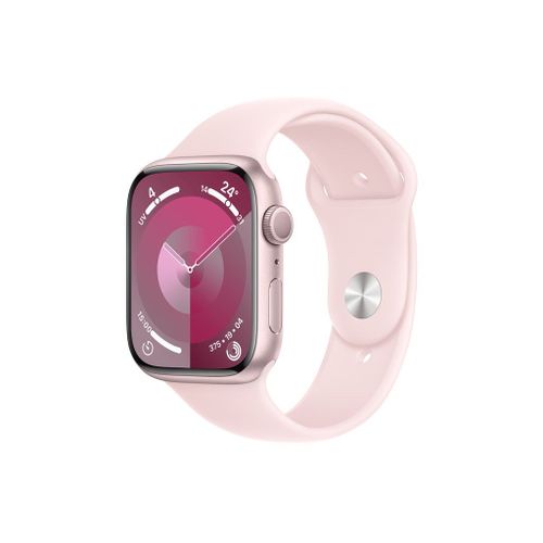 Apple Watch Series 9 Gps - Boîtier Aluminium 45 Mm Rose - Bracelet M/L