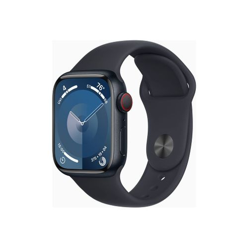 Apple Watch Series 9 Gps + Cellular - Boîtier Aluminium 41 Mm Minuit - Bracelet S/M