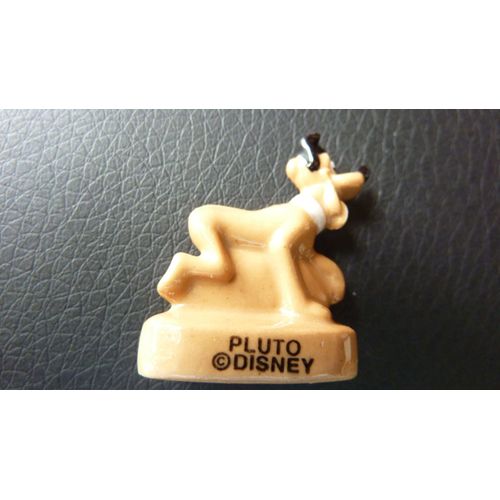 Fève Brillante Disney = Le Chien Pluto , Coloris Marron ( Peu Courante )