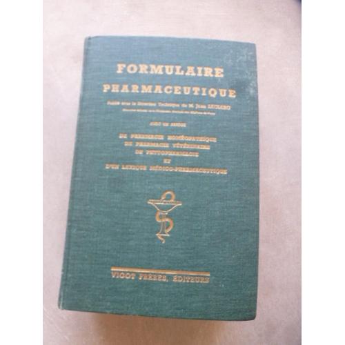 Formulaire Pharmaceutique