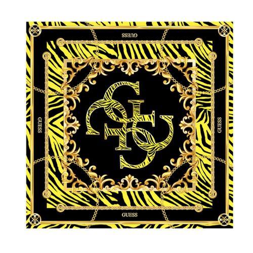 Foulard Guess Logo 4g Femme Jaune