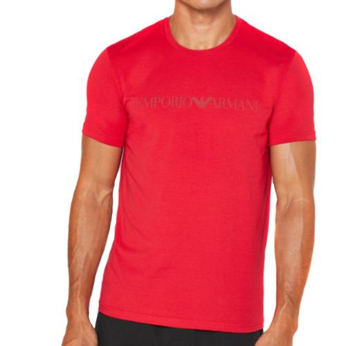 T Shirt Emporio Armani Logo Crew Neck Homme Rouge
