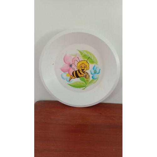 Assiette Vintage Maya L'abeille Mélaminé Selency