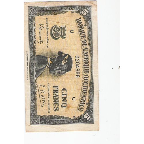 Billet Afrique Occidentale