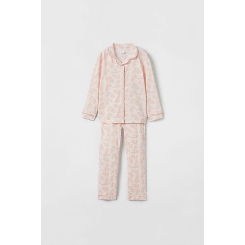 Enfants / Pyjama Motif Cachemire Rose Clair (Zara)