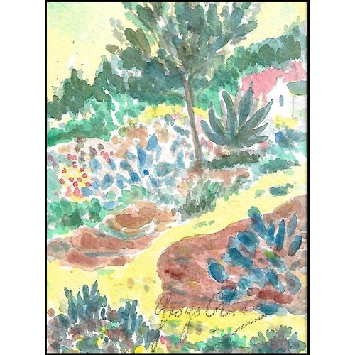 Chemin N° 5 - Aquarelle Originale
