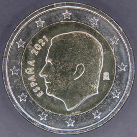 2 Euro Espagne 2021: Philippe Vi- Unc